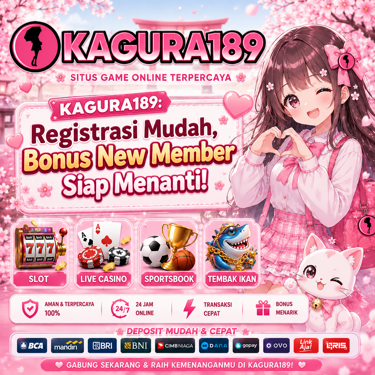KAGURA189: Registrasi Mudah, Bonus New Member Siap Menanti! KAGURA189: Registrasi Mudah, Bonus New Member Siap Menanti!